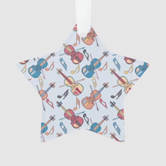 Notes musicales de violons à la ligne (devant)