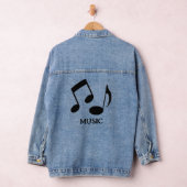 Notes musicales Design Denim Jacket (Hangar)