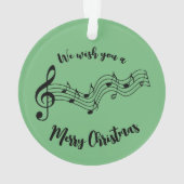 Notes musicales Design Ornement acrylique (dos)