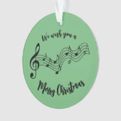 Notes musicales Design Ornement acrylique (devant)