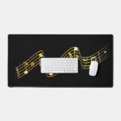 Notes musicales d'or Couleurs personnalisées (Clavier et souris)