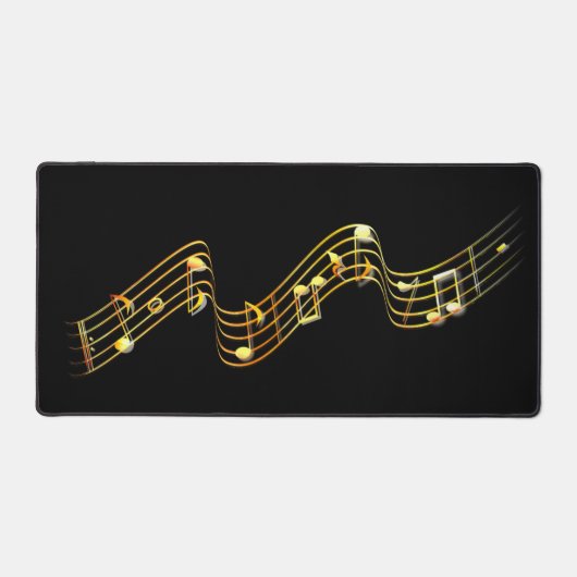 Notes musicales d'or Couleurs personnalisées (Recto)