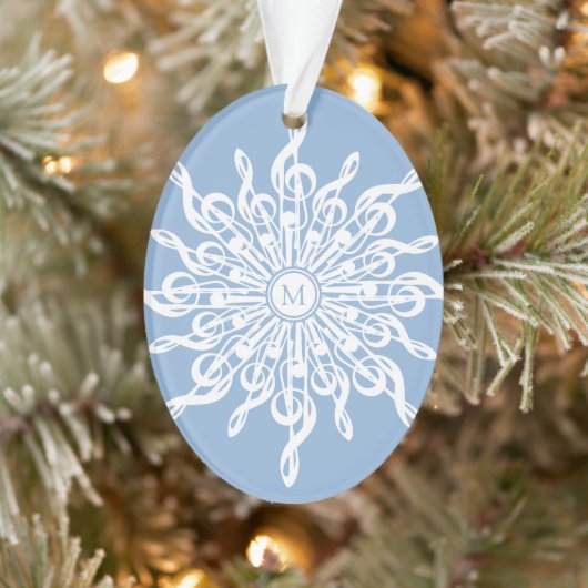 Notes musicales du Fléau de neige blanc d'hiver Mo (Arbre)