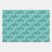 Notes musicales Feuilles de papier d'enveloppement (Devant)