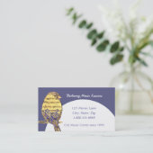 Notes musicales Leçons Carte de visite personnalis (Debout devant)