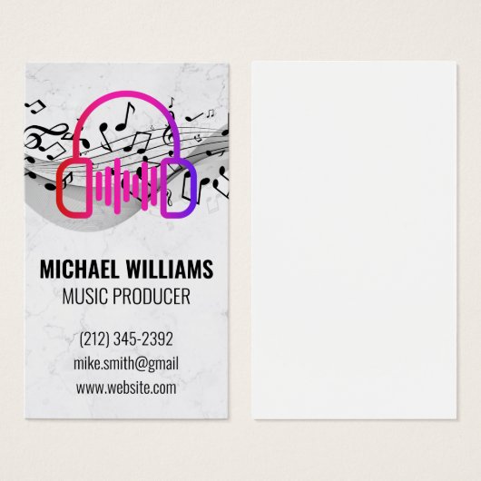 Notes musicales | Logo casque (Devant & derrière)