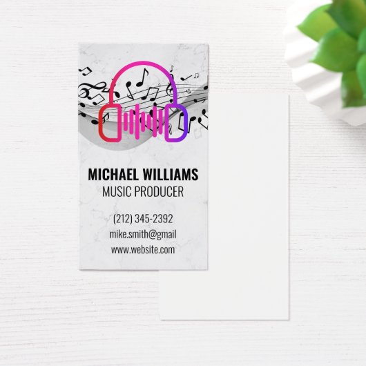 Notes musicales | Logo casque (Bureau)