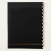 Notes musicales modernes Gold Elegant Personnalisa (Dos)