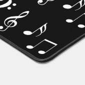 Notes musicales Musique Motif noir et blanc (Coin)