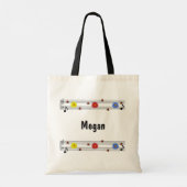 Notes musicales Nom personnalisé Sac fourre-tout (Dos)