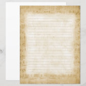 Notes musicales Papier à papier papeterie (Devant / Derrière)