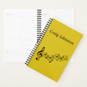 "Notes musicales" personnalisées (Devant avec enveloppe)