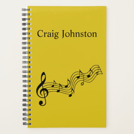 "Notes musicales" personnalisées (Devant)