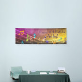 Notes musicales personnalisées Bannière Anniversai (Salon professionnel)