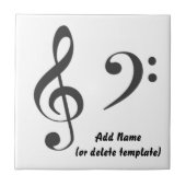 Notes musicales ・ Petites ・ Carreaux (Devant)