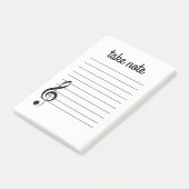 Notes musicales Post-it (Incliné)