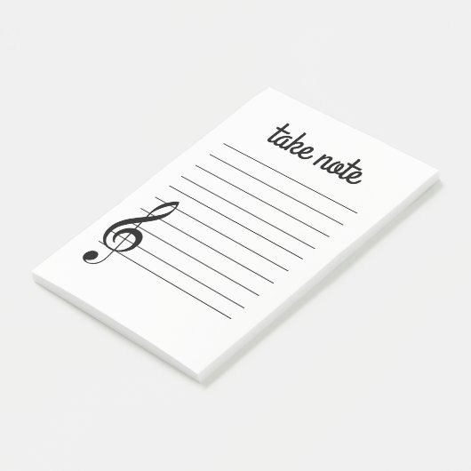 Notes musicales Post-it (Incliné)