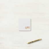 Notes musicales post-it (Sur un bureau)