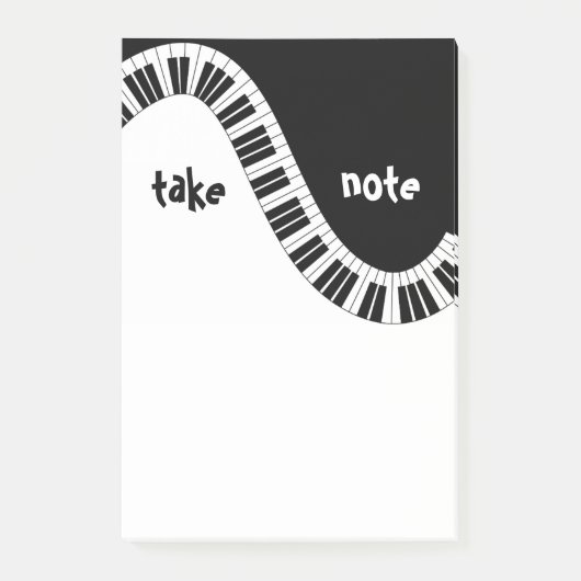 Notes musicales Post-it "Take Note" (Devant)
