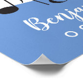 Notes musicales Poster du livre d'or - 200 espaces (Coin)