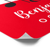 Notes musicales Poster du livre d'or - 250 espaces (Coin)