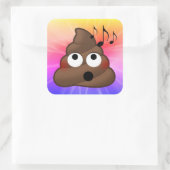 Notes musicales Stickers Poop Emoji Tie Dye (Sac)