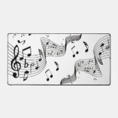Notes musicales sur le blanc (Recto)