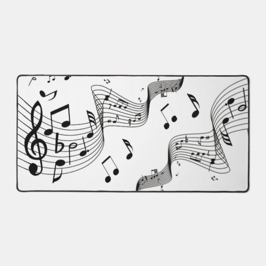Notes musicales sur le blanc (Recto)