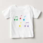 Notes musicales T-shirt Toddler à manches longues (Devant)