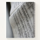 Notes musicales - Un carnet simple (Dos)