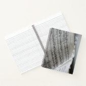Notes musicales - Un carnet simple (Intérieur)