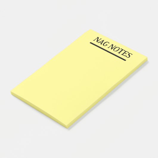 Notes Nag Notes Funny Post-It (Incliné)