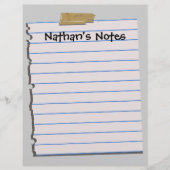Notes Nathan's Fun Letterhead Papeterie (Devant)