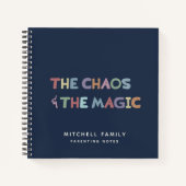 Notes parentales Journal personnalisé des mères et (Devant)