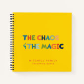 Notes parentales Journal personnalisé des mères et (Devant)