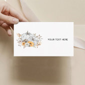 Notes personnalisées Citrouilles d'automne Cartes