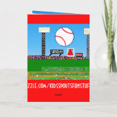 Notes personnalisées mignonnes de Merci de sports (Dos)