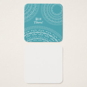 Notes personnelles Turquoise & White Surprise