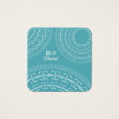 Notes personnelles Turquoise & White Surprise (Devant)