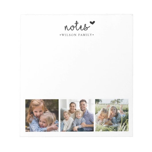 Notes Photo Collage Family  Notitieblok (Voorkant)