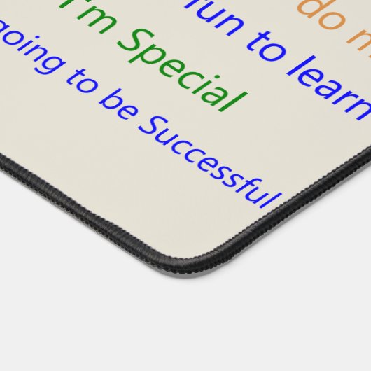 Notes positives du Mat de bureau (Coin)