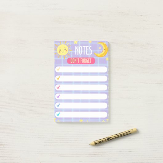 Notes post-it (Sur un bureau)