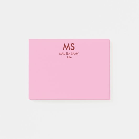 Notes post-it (Devant)