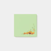 Notes Post-it® 3" x 3" Patch de citrouille (Devant)