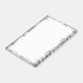 Notes Post-it® 3M avec une bordure Chic (Incliné)