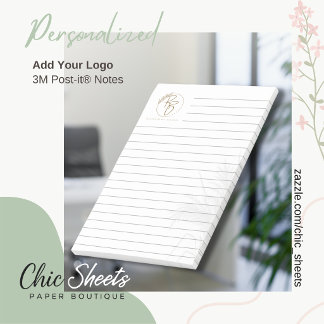 Notes Post-it® 3M personnalisées « Ajoutez votre l
