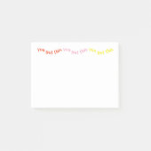 Notes Post-it® 4x3 (Devant)