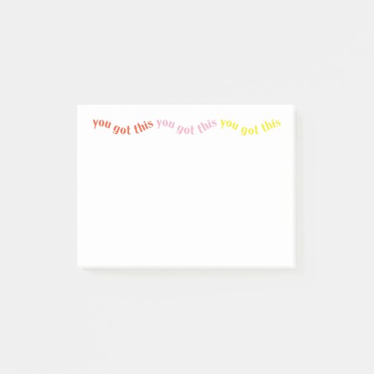 Notes Post-it® 4x3 (Devant)