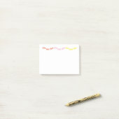 Notes Post-it® 4x3 (Sur un bureau)