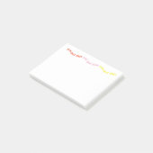 Notes Post-it® 4x3 (Incliné)
